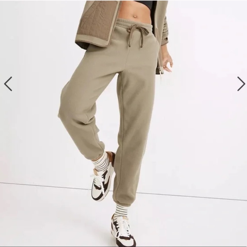 Madewell Madewell Madewell BetterFleece Retro Jogger Pants Size M